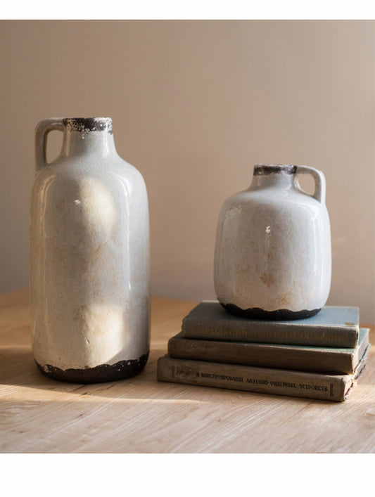 Crackle-glazed Bottles